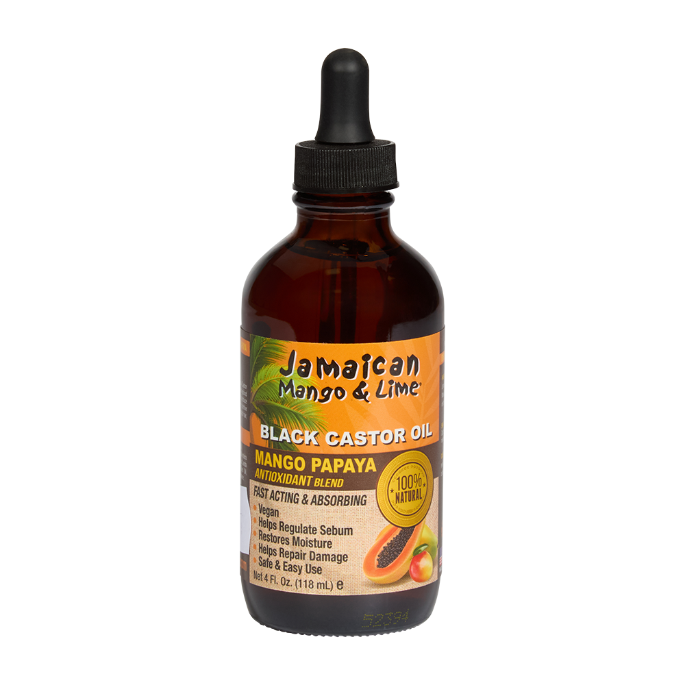 Jamaican Mango & Lime Öl | 100% Natürliches Mango-Papaya-Öl, 118 Ml, 4er Pack, Für Haare & Haut