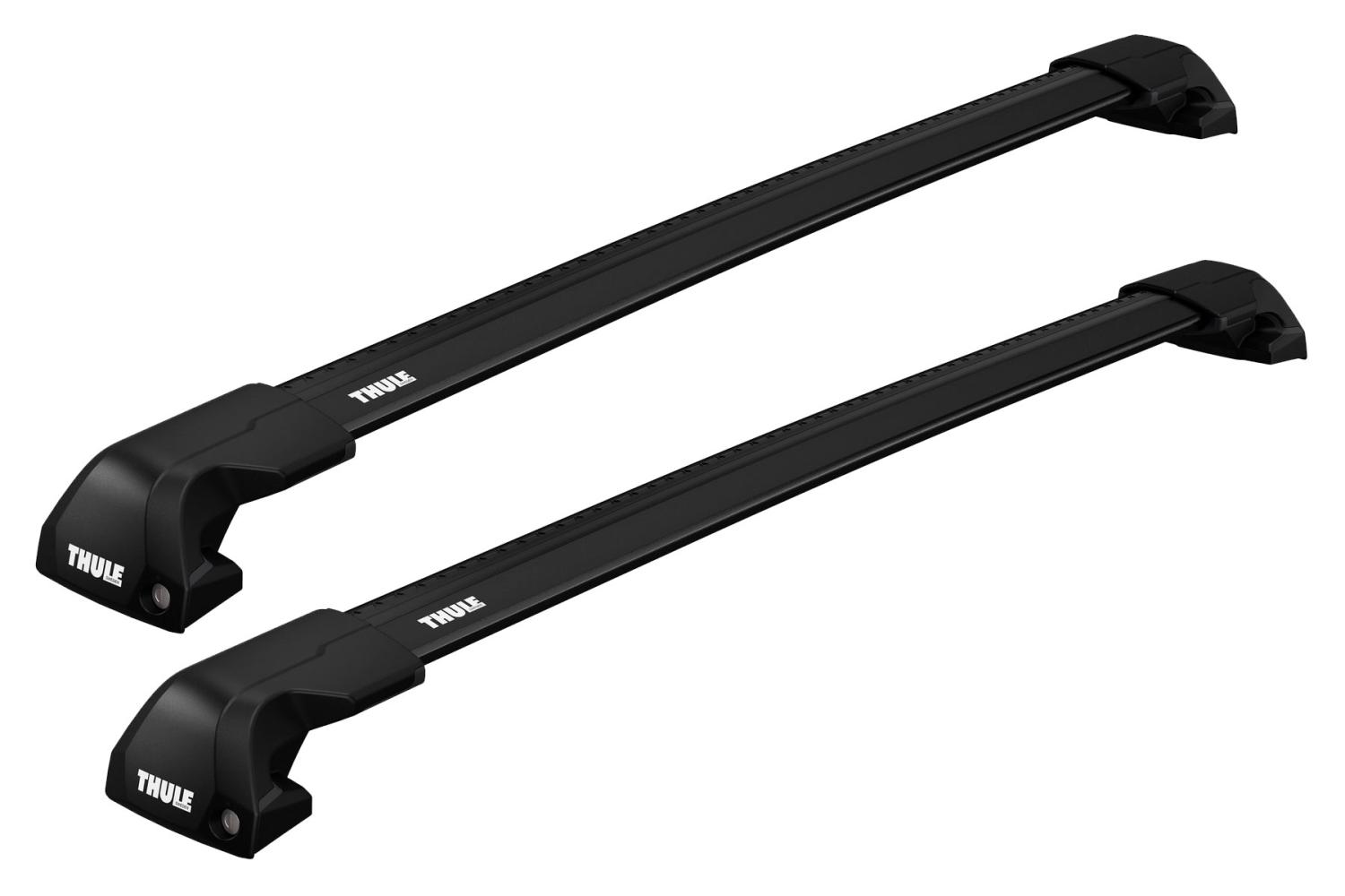 Thule WingBar Edge Black Audi Q4 E-Tron 5-dr SUV 2021- integrerad reling / flush rails