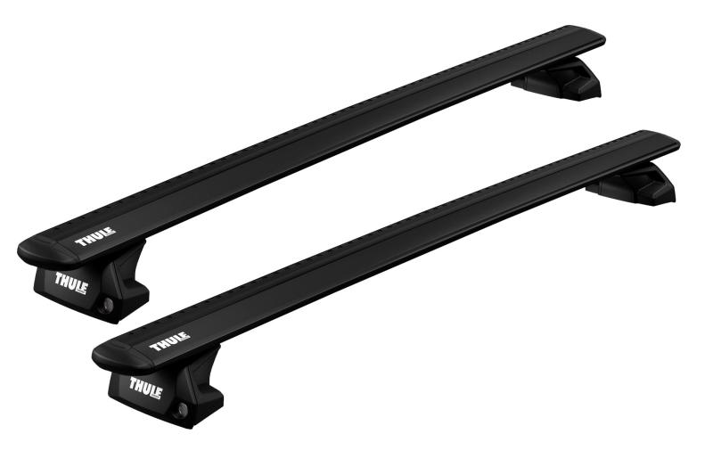 Thule WingBar EVO Black Audi A4 Avant 5-dr Kombi 2008- integrerad reling / flush rails - Takräcke / Lasthållare