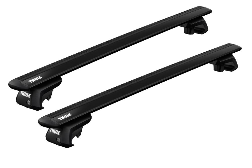 Thule WingBar EVO Black Nissan X-Trail 5-dr SUV 2014-2021 rails / reling