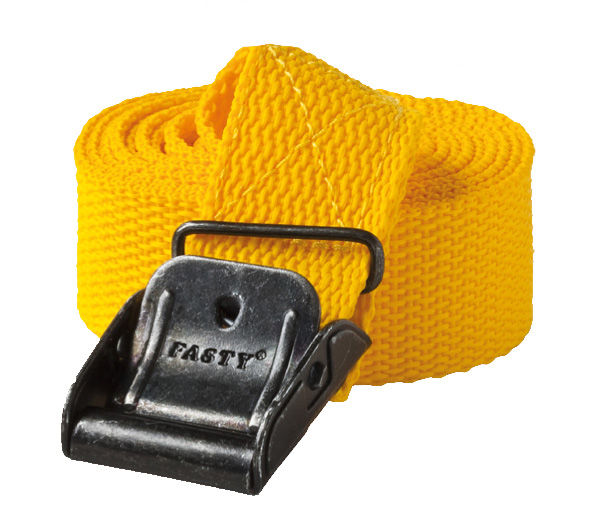 Spännband Fasty 1,5 meter 400 kg gul - 2-pack
