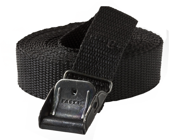 Spännband Fasty 3,5 meter 400 kg svart - 2-pack