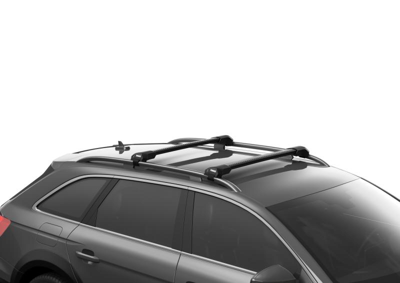 Thule WingBar Edge Black Audi A4 Allroad 5-dr Kombi 2008-2015 rails / reling - Takräcke / Lasthållare