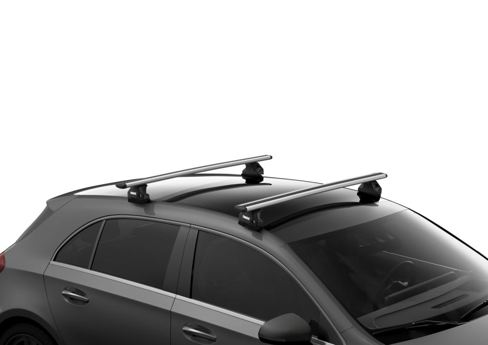 Thule WingBar EVO Black Peugeot 5008 5-dr MPV 2009-2017 integrerad reling / fasta fästpunkter