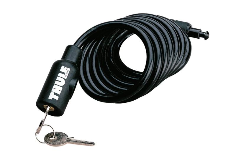 Thule Låswire 180 cm, plastbeklädd