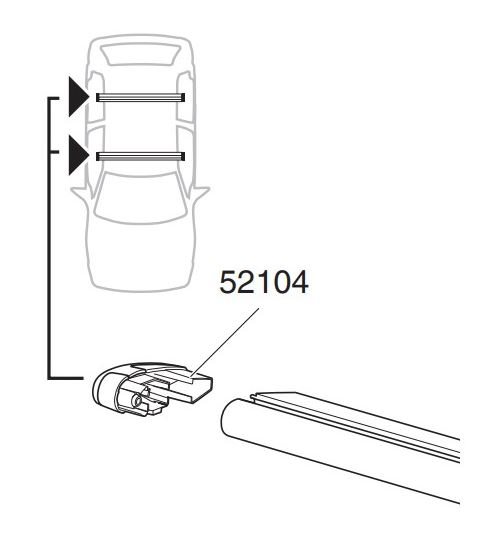 Ändplugg Thule WingBar - höger - Takräcke / Lasthållare
