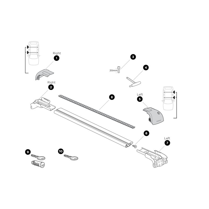 1. Edge Endcap, Right