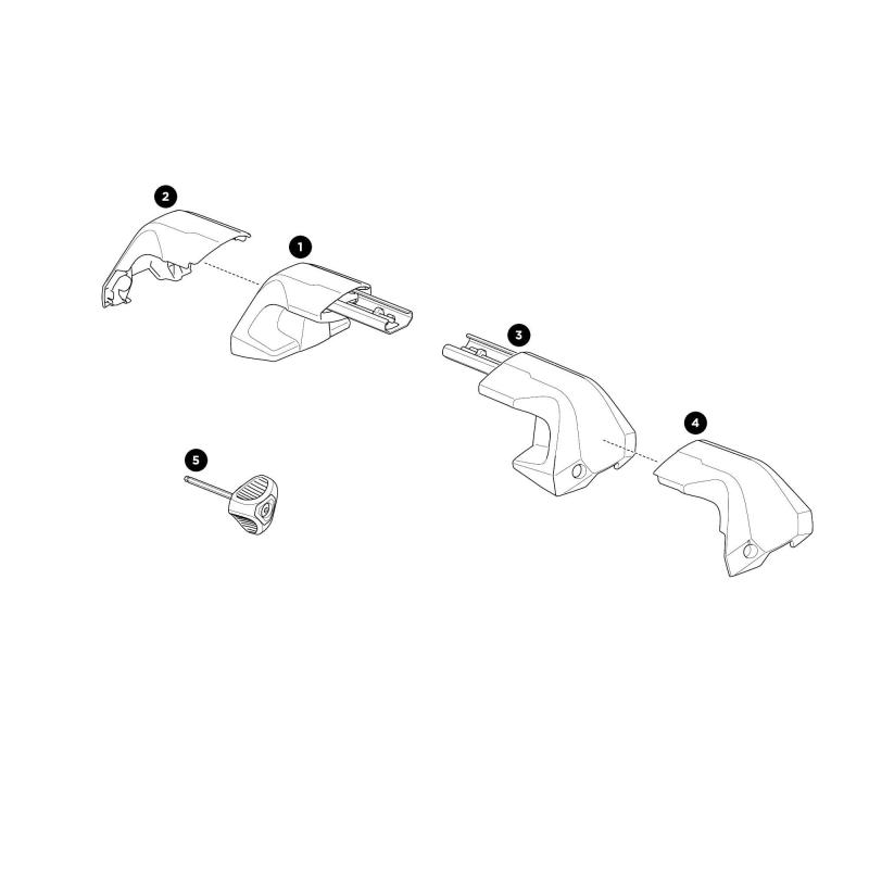 1. Edge Clamp- Complete foot left