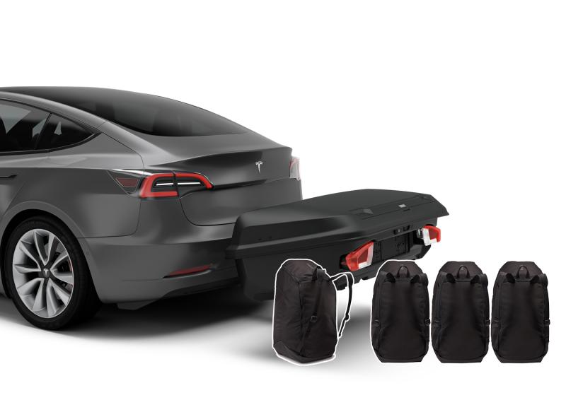 Thule Arcos Box L 400 liter inkl Platform + Thule BackPack Dufflar 4-pack