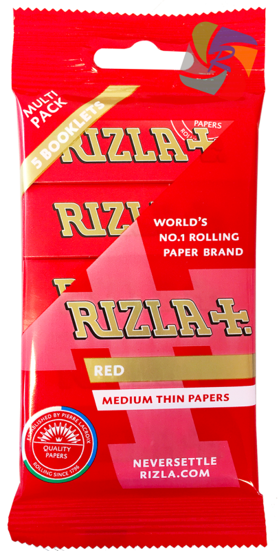 Rizla Regular Red 5-pack 20/box