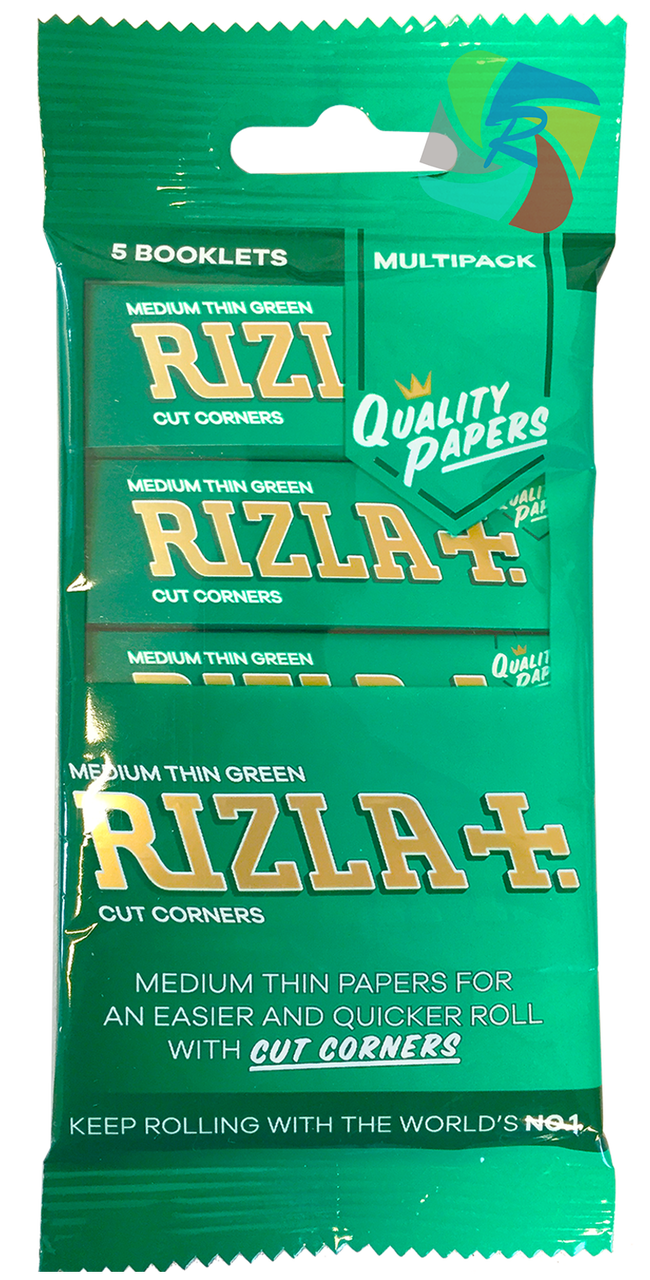 Rizla Regular Green 5-pack 60/kart