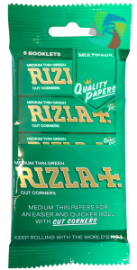 Rizla Regular Green 5-pack 60/kart