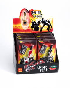 Metallpipa "Gitarr" 12-p