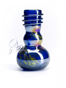 Glasbong Tjock mix färg 17cm