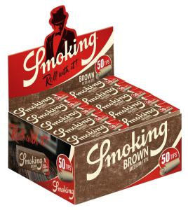 Filter Smoking Medium Tips Brown 50st 50-p