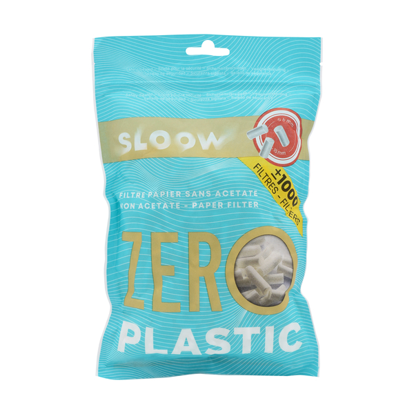 Filter Sloow Slim Zero Plastic 1000st 6-p