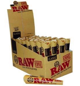 Cones 1 1/4 Display Raw Classic 6-pack 32-p *