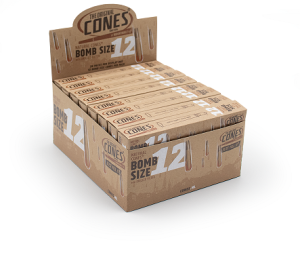 Cones Natural Bomb Size 12pack 24-p