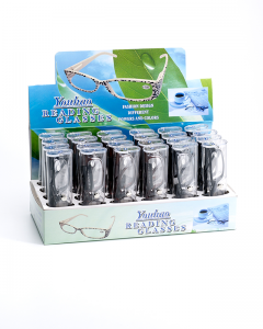 Läsglasögon Display Brun/Svart 24-p