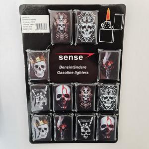 Bensintändare Sense "Skulls" 12-p