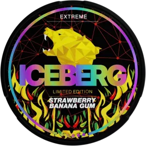 ICEBERG Extreme Strawberry Banana Gum 10-p