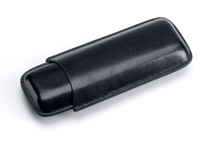 Cigarrfodral PU Liten (för 2 cigarrer) Brun/Svart