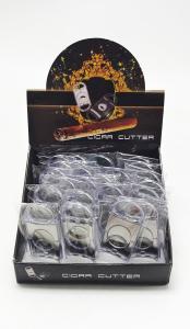 Cigarrcutter Metall/Plast Transparent 24-p