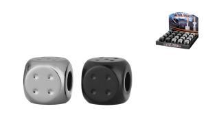 Cigarettsläckare "Dice" Black/Metal 20-p