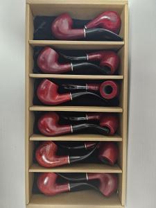 Pipa Sense Trä Röd 12-p