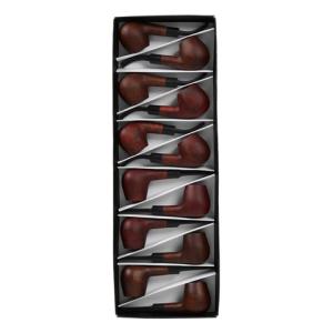 Pipa Trä Walnut Brown/Red Matte 12-p