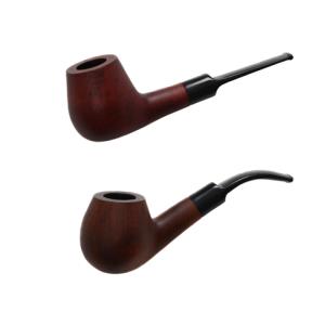 Pipa Trä Walnut Brown/Red Matte 12-p