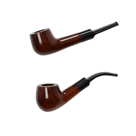 Pipa Trä Walnut Brown/Red Polished 12-p