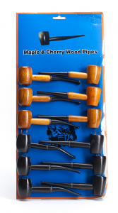 Pipa körsbärsträ/Lönn Rak/Böjd 12-p