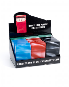 Etui Kort Plast "Marbel" 12-p *