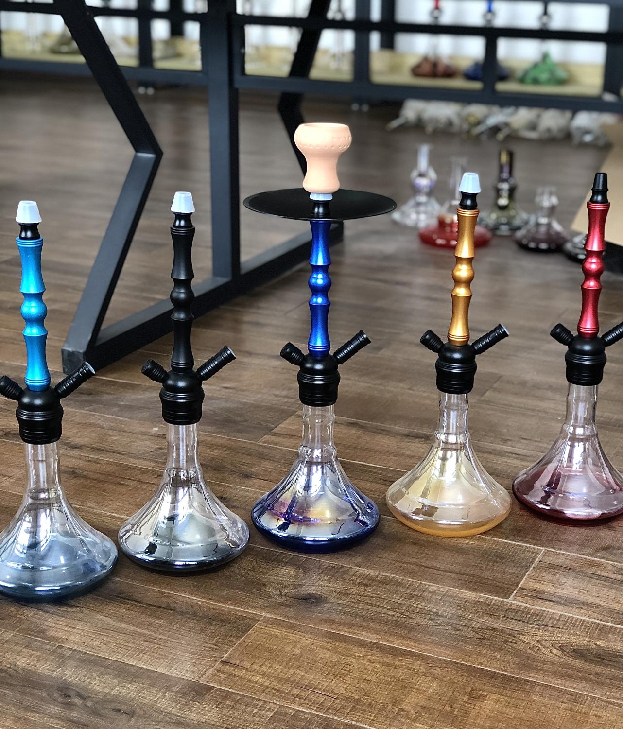 Vattenpipa Aluminium Mix Colors 57cm