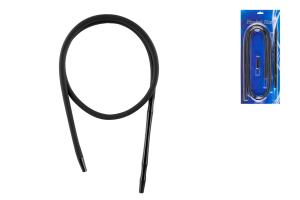 Slang till vattenpipa Silicone Black 150cm