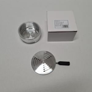 Kolhållare Metall med lock Stor