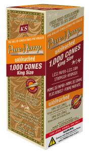 Cones King Size Pure Hemp Unbleached 1000-p *