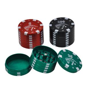 Grinder Metall 3-D 40mm "Poker Chip" 12-p