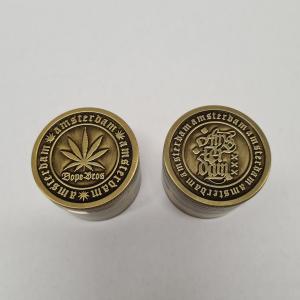 Grinder Metall 4-delars "Leaf" 12-p