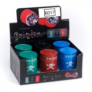 Grinder Metall 3-D 40mm "Toxic Barrel" 6-p