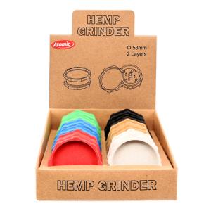 Grinder Hemp 2D 53mm Mix Colors 12-p