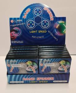 Fidget Spinner (LED*) Display 12-p *