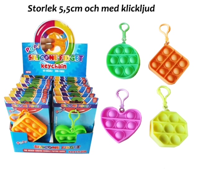 Silicone Fidget Toy "Shapes" 24-p