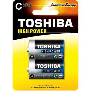 Batteri Toshiba Alkaline "C" 2-pack 10-p