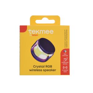 Tekmee Speaker Wireless RGB Crystal