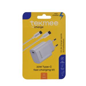 Tekmee 20W USB-C Fast Charge Kit