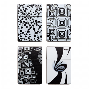 Etui Kort Plast "Black&White" 12-p