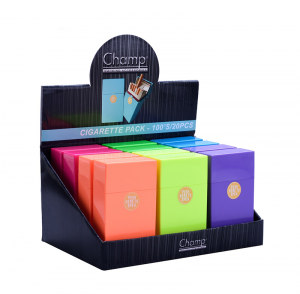 Etui Lång Plast "Neon Colors" 12-p