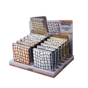 Etui Kort Metall (20) "Snakeskin" 12-p